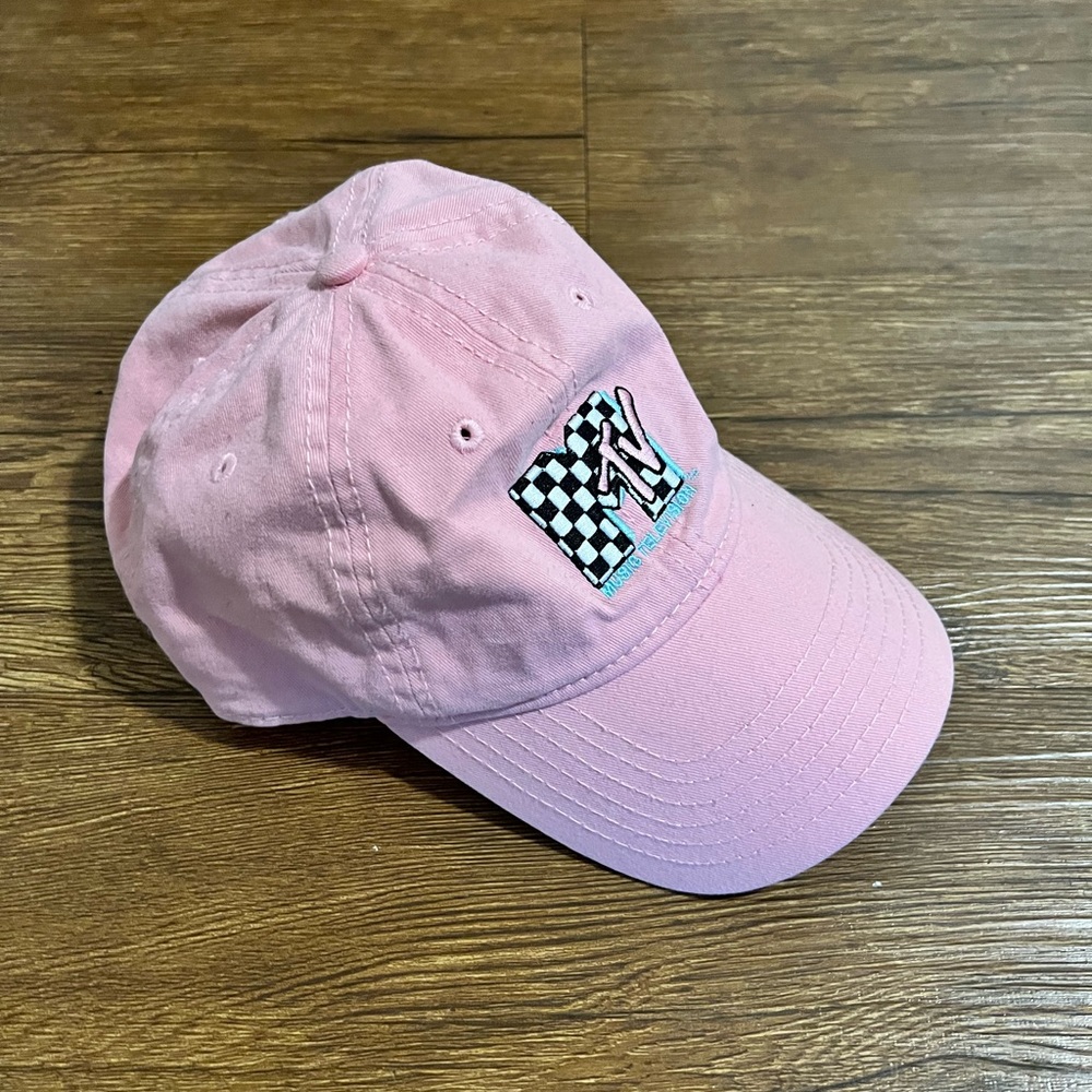 Pink MTV Dad Hat